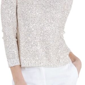AMINA RUBINACCI Size 4 (EU 40) Sparkling Sweater Made in Italy